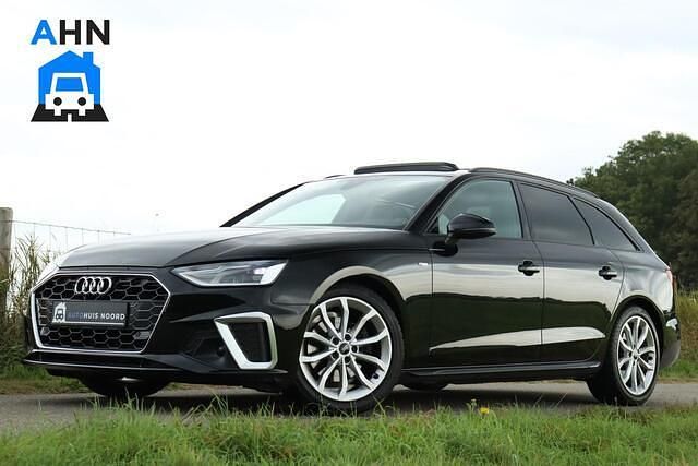 Occasion Audi A4 S-Line 150 PK (110 kW) 2021 Zwart Stationwagen