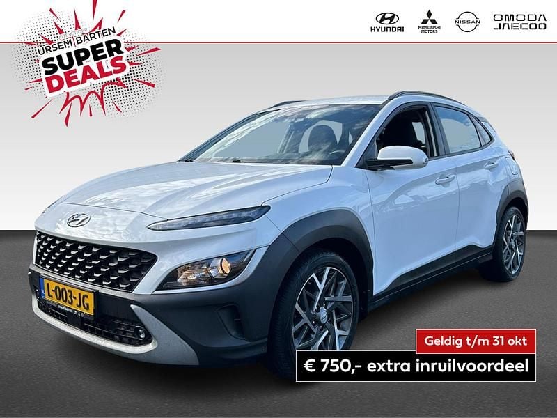Wit Gebruikt 2021 Hyundai Kona Comfort SUV | € 19.930 (Goede deal) - Afbeelding 1/4