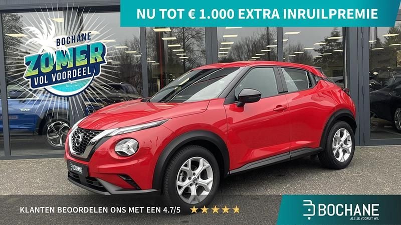 Rood Gebruikt 2020 Nissan Juke Acenta SUV | € 15.495 (Goede deal) - Afbeelding 1/4