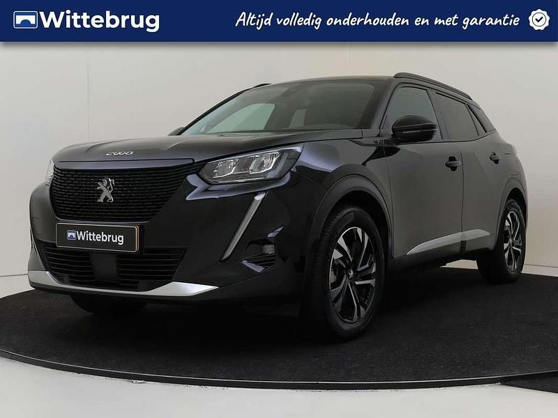 Zwart Gebruikt 2021 Peugeot e-2008 Allure SUV | € 16.925 (Eerlijke prijs) - Afbeelding 1/3