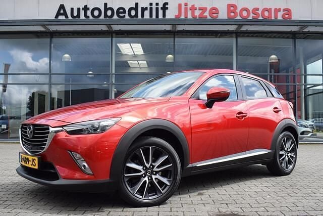 Rood Gebruikt 2017 Mazda CX-3 SUV | € 16.950 (Eerlijke prijs) - Afbeelding 1/4