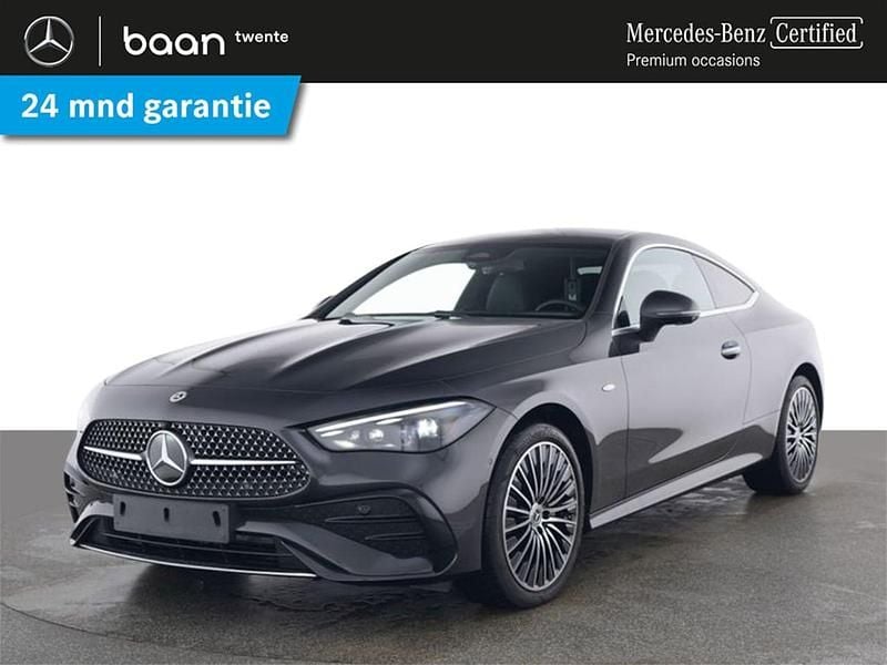 Grijs (metallic) Occasion 2025 Mercedes E300 AMG line Coupé | € 63.400 (Super prijs) - Afbeelding 1/4