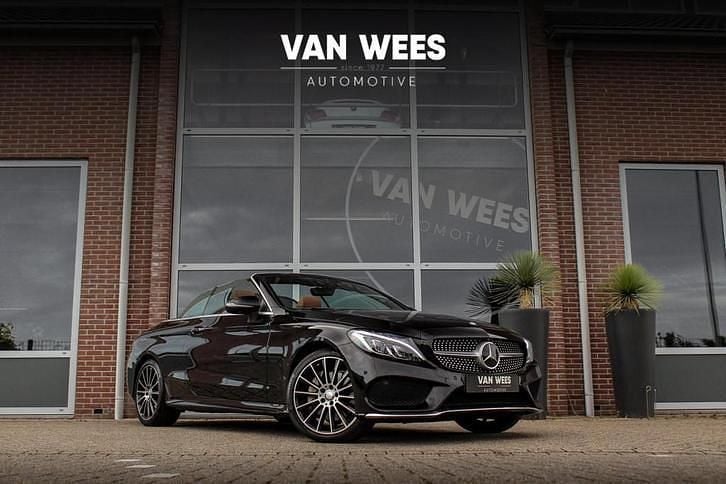 Zwart Occasion 2016 Mercedes C400 AMG Cabriolet | € 38.950 (Eerlijke prijs) - Afbeelding 1/3