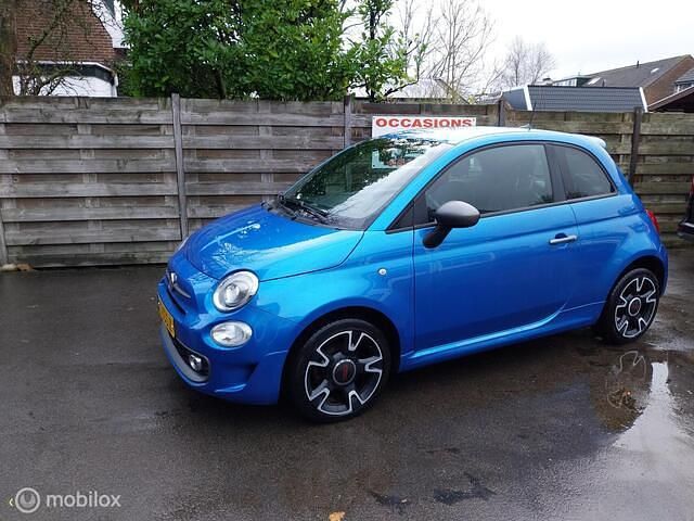 Occasion Fiat 500 69 PK (50 kW) 2018 Blauw (metallic) Hatchback