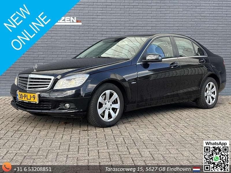 Zwart Gebruikt 2011 Mercedes C180 Business Sedan | € 3.350 (Goede deal) - Afbeelding 1/4