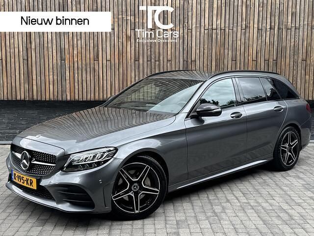 Grijs Gebruikt 2021 Mercedes C180 AMG Stationwagen | € 23.950 (Super prijs) - Afbeelding 1/4