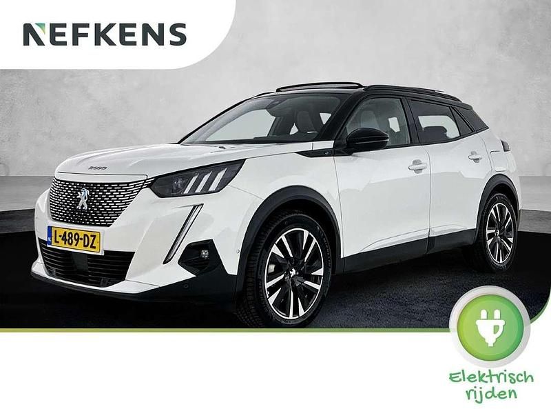 Wit Gebruikt 2021 Peugeot e-2008 GT SUV | € 18.925 (Eerlijke prijs) - Afbeelding 1/3