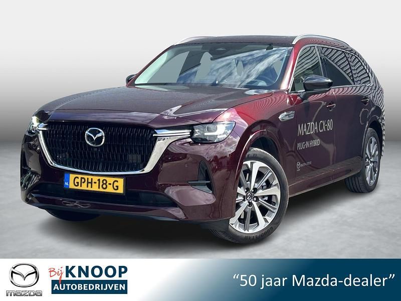 Rood Gebruikt 2024 Mazda CX-80 Takumi-Line SUV | € 59.395 - Afbeelding 1/4