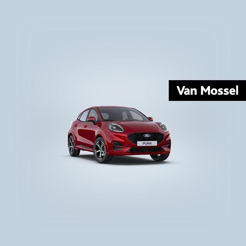 Rood Nieuw 2025 Ford Puma ST-Line SUV | € 28.690 (Super prijs) - Afbeelding 1/4