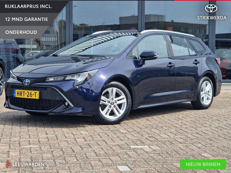 Blauw Gebruikt 2022 Toyota Corolla Hybrid Business Edition Stationwagen | € 23.499 (Iets duurder) - Afbeelding 1/4