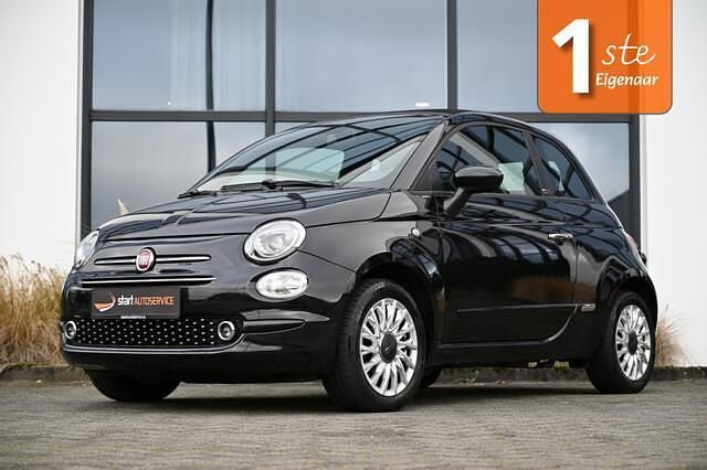 Zwart Occasion 2021 Fiat 500C Lounge Cabriolet | € 12.600 - Afbeelding 1/4
