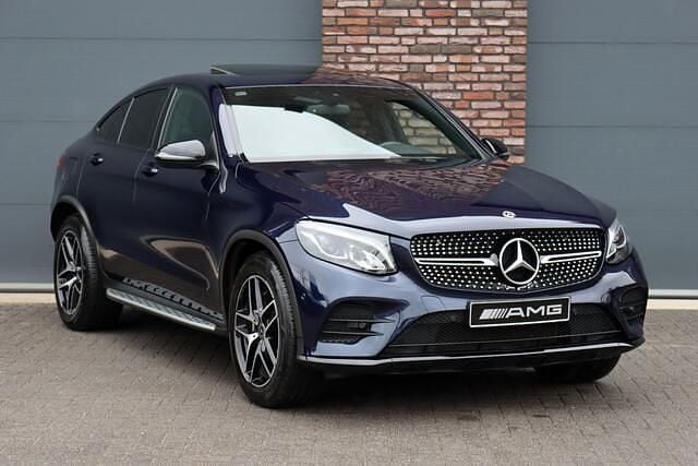 Occasion Mercedes GLC250 AMG line 211 PK (155 kW) 2017 Blauw (metallic) Coupé