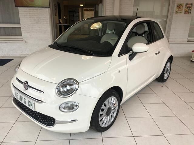 Wit Gebruikt 2020 Fiat 500 Lounge Hatchback | € 9.990 (Goede deal) - Afbeelding 1/4