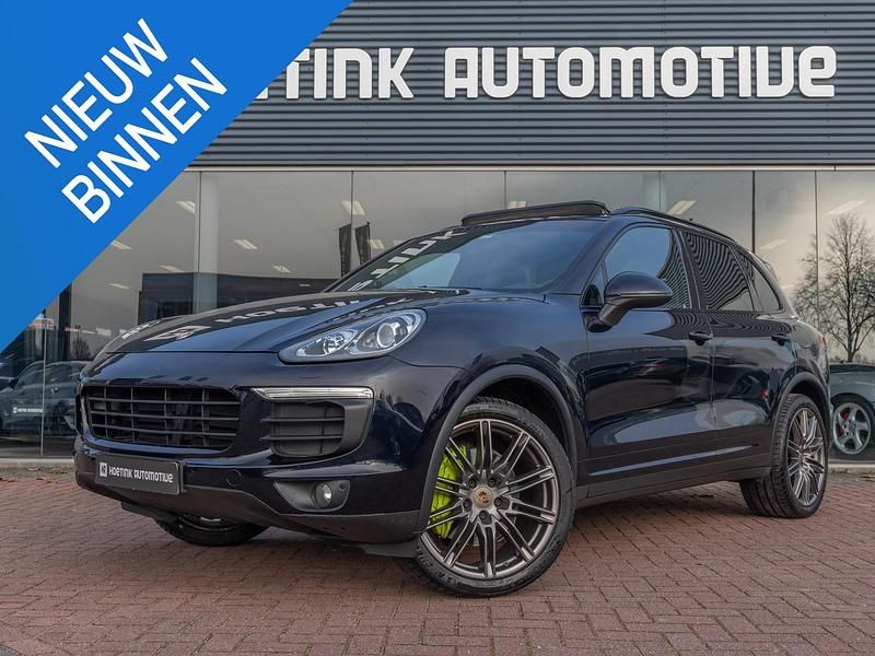 Blauw (metallic) Occasion 2015 Porsche Cayenne SUV | € 19.940 - Afbeelding 1/3