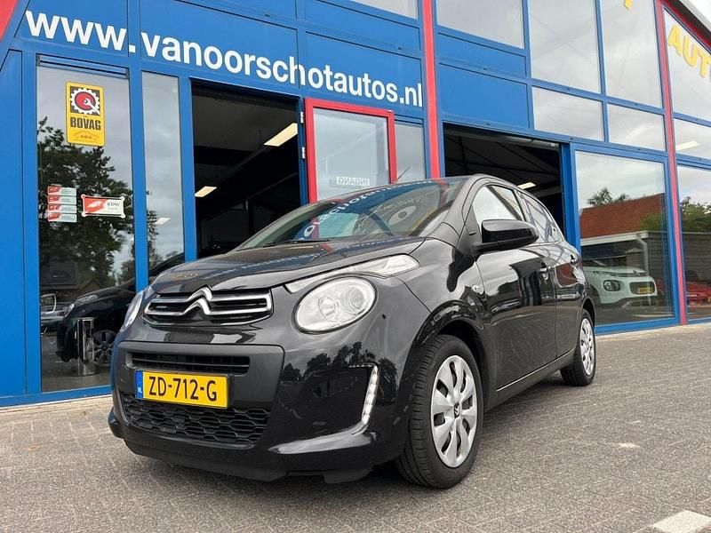 Zwart Gebruikt 2019 Citroën C1 Feel Hatchback | € 6.950 (Goede deal) - Afbeelding 1/4
