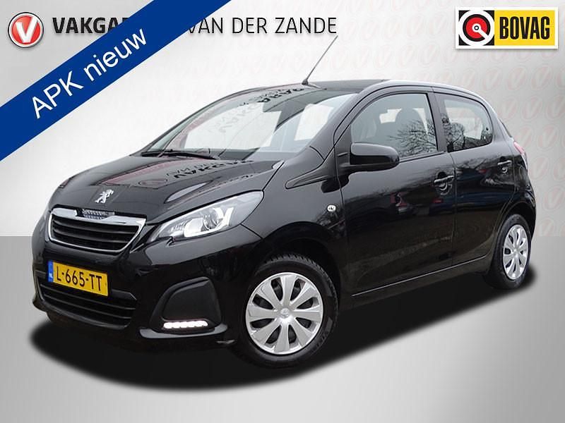 Zwart Gebruikt 2021 Peugeot 108 Active Hatchback | € 8.335 (Eerlijke prijs) - Afbeelding 1/4