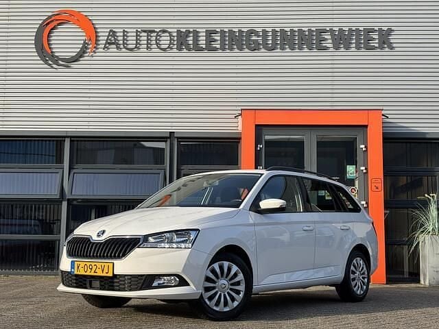 Wit Gebruikt 2021 Skoda Fabia Ambition Stationwagen | € 14.850 (Eerlijke prijs) - Afbeelding 1/4