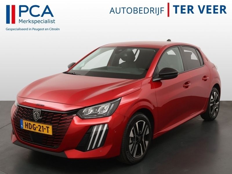 Rood Gebruikt 2024 Peugeot 208 Allure Hatchback | € 21.950 (Iets duurder) - Afbeelding 1/4