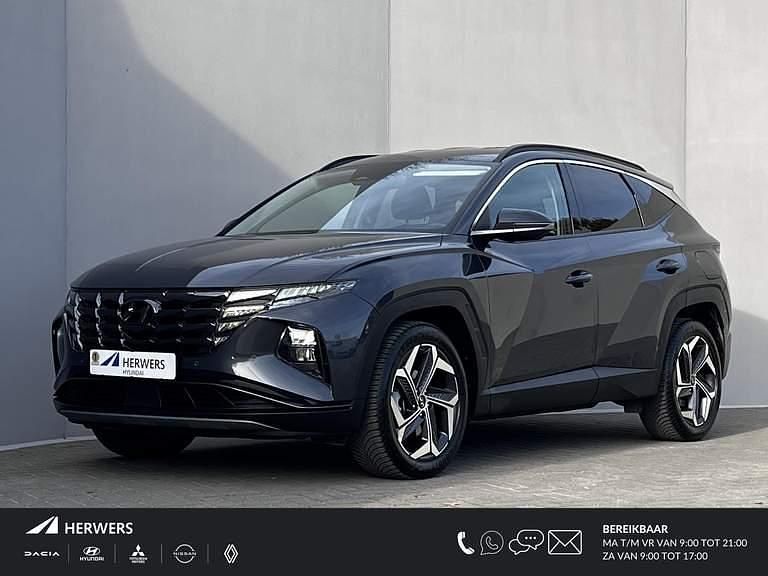 Dark knight pearl (yg7) Occasion 2023 Hyundai Tucson Comfort SUV | € 27.885 (Super prijs) - Afbeelding 1/4