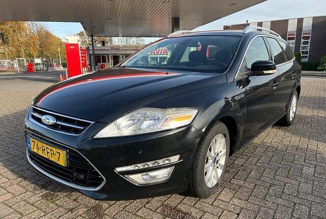Zwart (metallic) Gebruikt 2011 Ford Mondeo Titanium Stationwagen | € 2.350 (Super prijs) - Afbeelding 1/4