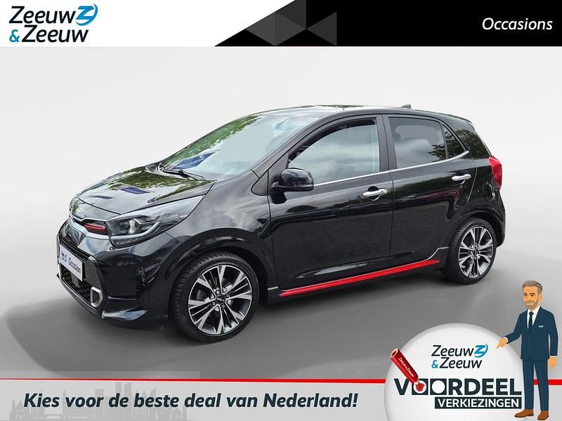 Zwart Gebruikt 2022 Kia Picanto GT-Line Hatchback | € 14.940 (Eerlijke prijs) - Afbeelding 1/4