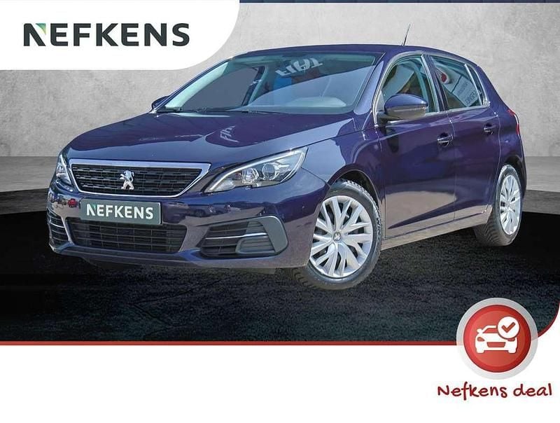 Blauw, metallic lak Gebruikt 2018 Peugeot 308 Hatchback | € 10.925 (Eerlijke prijs) - Afbeelding 1/4