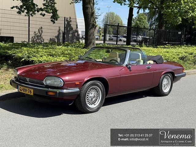 Rood Gebruikt 1989 Jaguar XJS S Cabriolet | € 19.900 - Afbeelding 1/4