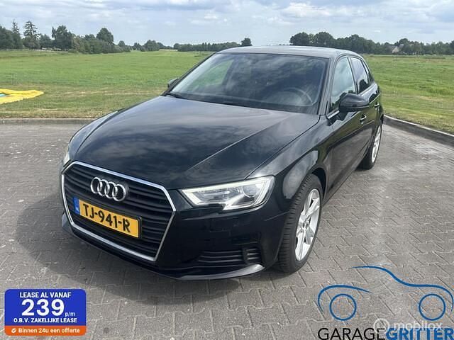 Zwart Gebruikt 2018 Audi A3 Sportback Comfort Hatchback | € 17.850 (Eerlijke prijs) - Afbeelding 1/4