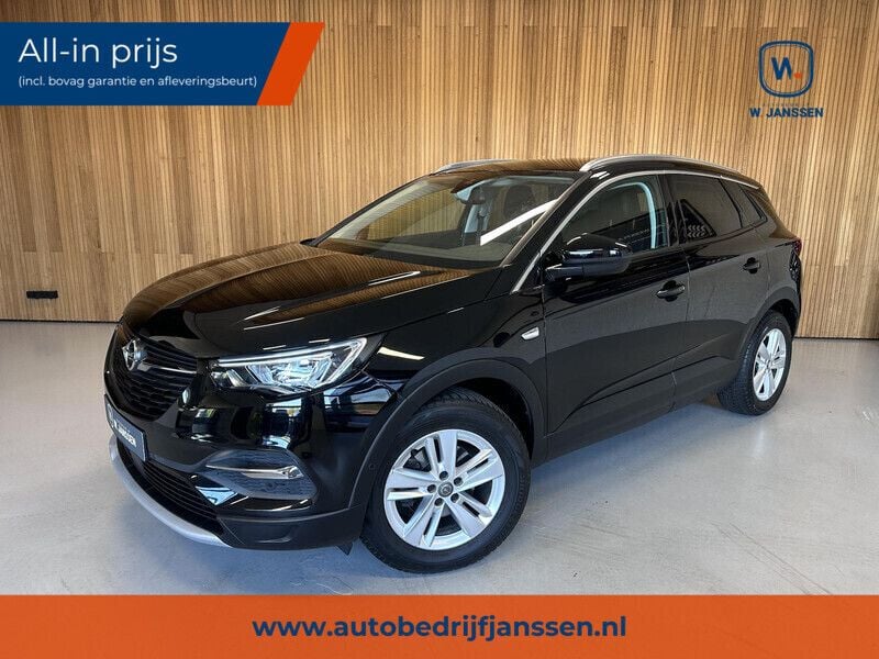 Zwart Gebruikt 2020 Opel Grandland X Business SUV | € 18.950 (Eerlijke prijs) - Afbeelding 1/4