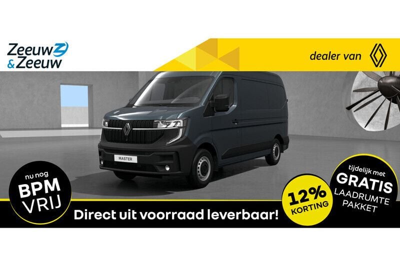 Bleu gris Nieuw 2024 Renault Master Van | € 34.768 - Afbeelding 1/4