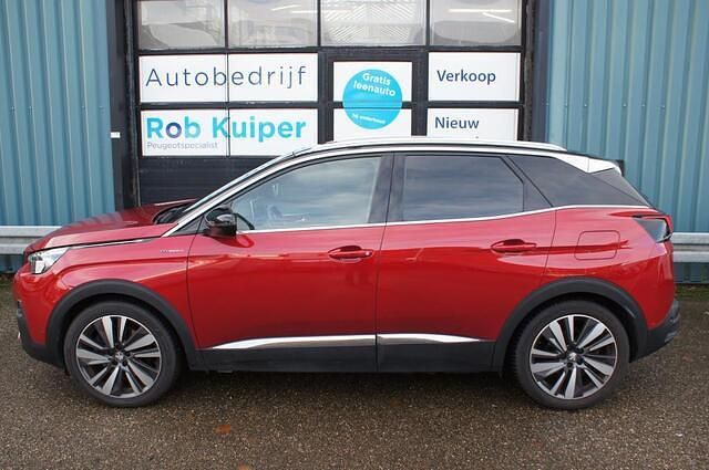 Rood Occasion 2020 Peugeot 3008 GT-line SUV | € 23.280 (Eerlijke prijs) - Afbeelding 1/4