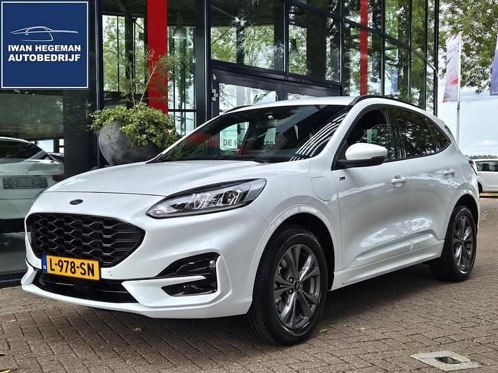 Wit Gebruikt 2021 Ford Kuga ST-Line SUV | € 24.390 (Eerlijke prijs) - Afbeelding 1/3