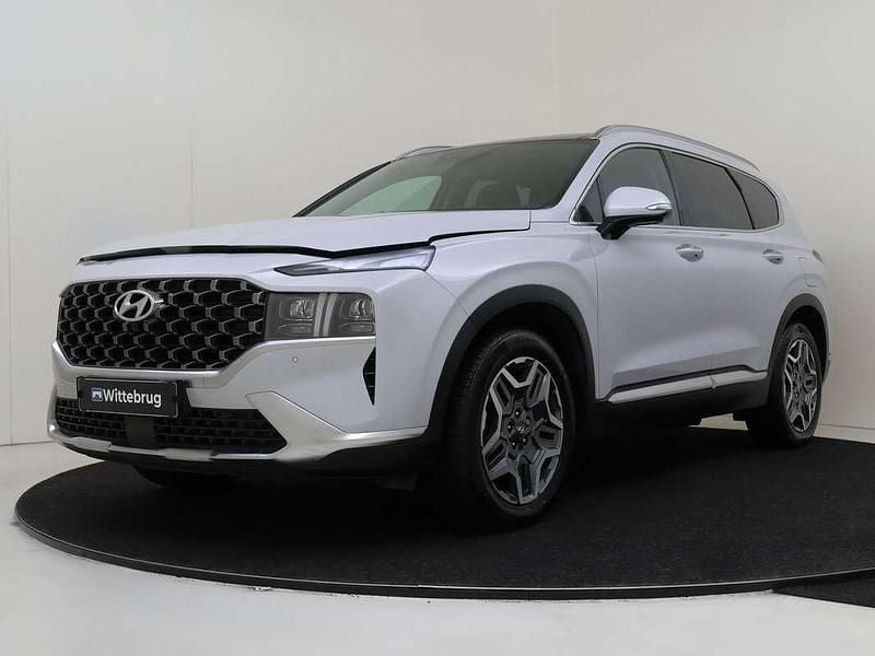 Wit Gebruikt 2022 Hyundai Santa Fe Premium SUV | € 40.925 (Eerlijke prijs) - Afbeelding 1/3