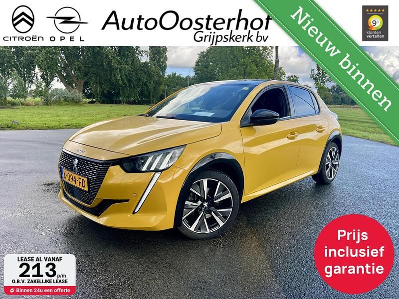 Geel Gebruikt 2020 Peugeot 208 GT-line Hatchback | € 15.950 (Eerlijke prijs) - Afbeelding 1/4