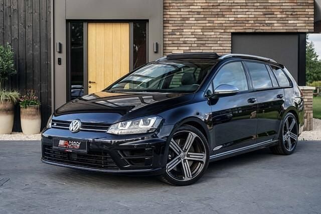 Zwart Gebruikt 2016 VW Golf VII R Stationwagen | € 23.850 (Goede deal) - Afbeelding 1/4