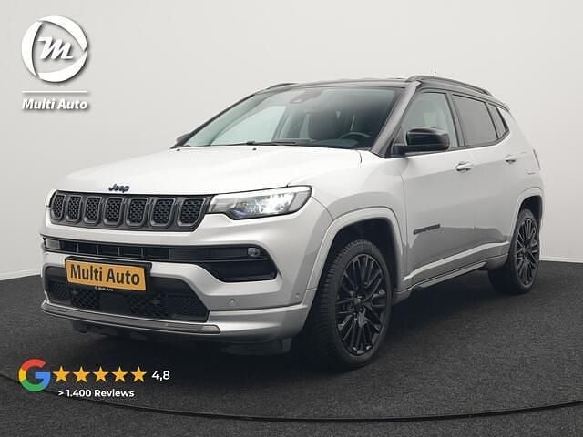 Zilver (metallic) Gebruikt 2022 Jeep Compass SUV | € 23.440 (Eerlijke prijs) - Afbeelding 1/3