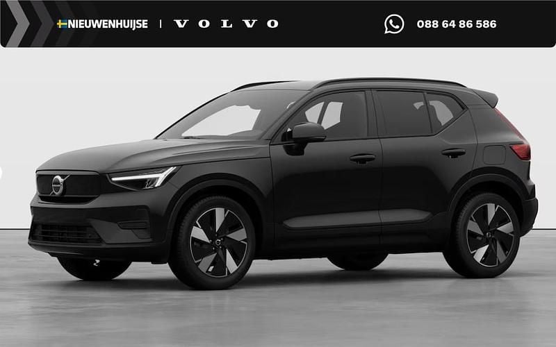 Zwart Nieuw 2025 Volvo EX40 Business Edition SUV | € 46.694 (Super prijs) - Afbeelding 1/4