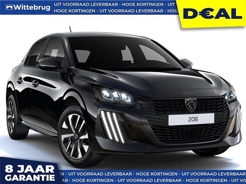 Zwart Nieuw 2025 Peugeot 208 Style Hatchback | € 26.888 (Goede deal) - Afbeelding 1/4