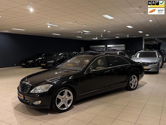 Zwart Gebruikt 2008 Mercedes S350 Prestige Sedan | € 14.950 - Afbeelding 1/4