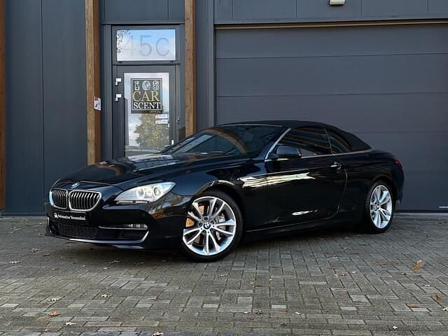 Zwart Gebruikt 2011 BMW 640 Cabriolet Executive Cabriolet | € 19.997 (Goede deal) - Afbeelding 1/4