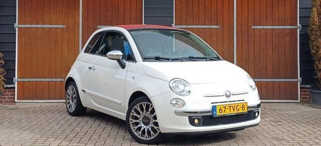 Wit Gebruikt 2012 Fiat 500 Lounge Cabriolet | € 7.450 (Eerlijke prijs) - Afbeelding 1/4