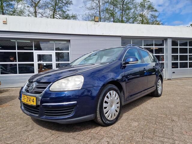 Blauw, metallic lak Gebruikt 2009 VW Golf VI Comfortline Stationwagen | € 1.999 (Eerlijke prijs) - Afbeelding 1/4
