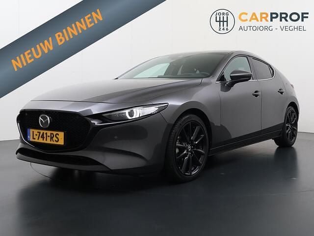 Grijs Occasion 2021 Mazda 3 Luxury Hatchback | € 26.995 (Iets duurder) - Afbeelding 1/4