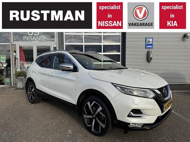 Wit Gebruikt 2019 Nissan Qashqai Tekna+ SUV | € 19.950 (Eerlijke prijs) - Afbeelding 1/4