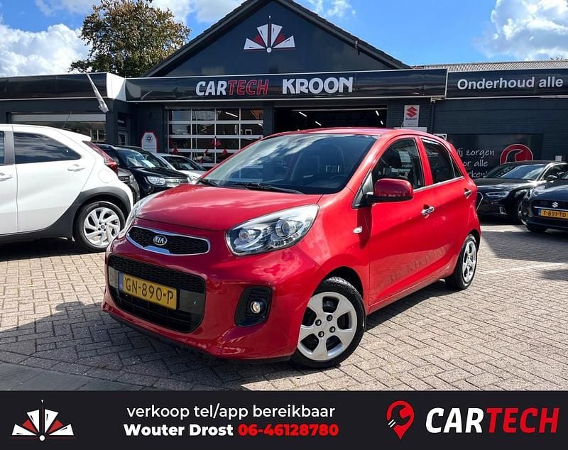 Rood Gebruikt 2015 Kia Picanto Hatchback | € 8.450 (Eerlijke prijs) - Afbeelding 1/4