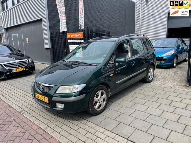 Groen, metallic lak Gebruikt 2001 Mazda Premacy Comfort MPV | € 999 (Eerlijke prijs) - Afbeelding 1/4