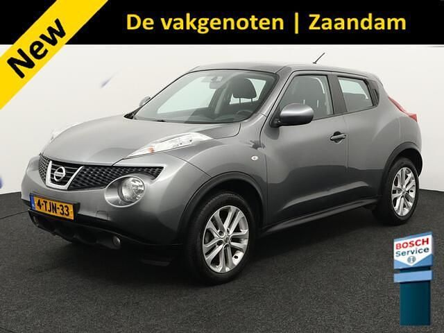 Grijs Occasion 2014 Nissan Juke Acenta SUV | € 9.900 (Eerlijke prijs) - Afbeelding 1/4