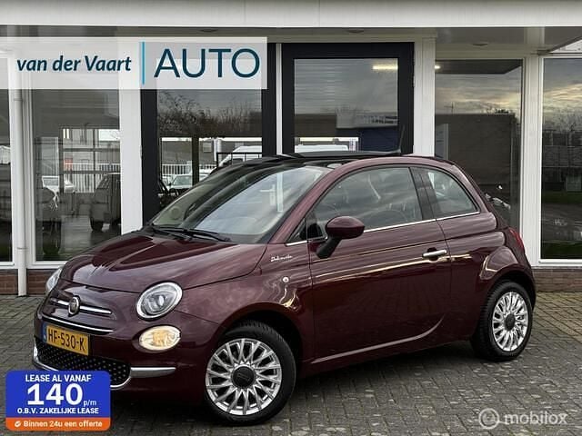 Rood Gebruikt 2015 Fiat 500 Lounge Hatchback | € 8.495 (Eerlijke prijs) - Afbeelding 1/4