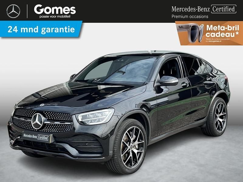 Zwart Gebruikt 2021 Mercedes GLC300 AMG Coupé | € 46.950 (Super prijs) - Afbeelding 1/4