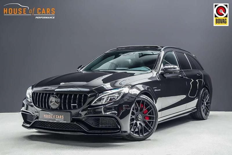 Zwart Gebruikt 2018 Mercedes C63S AMG AMG Stationwagen | € 59.995 (Duur) - Afbeelding 1/4